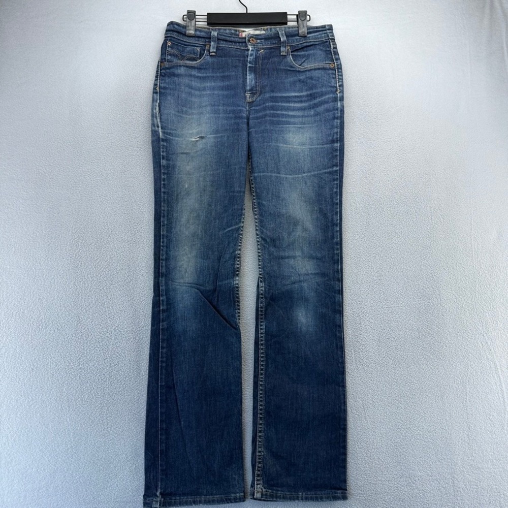 Vintage Levis Jeans Men's 30x32 Blue 627 Straight Dark Wash Whisker Faded y2k